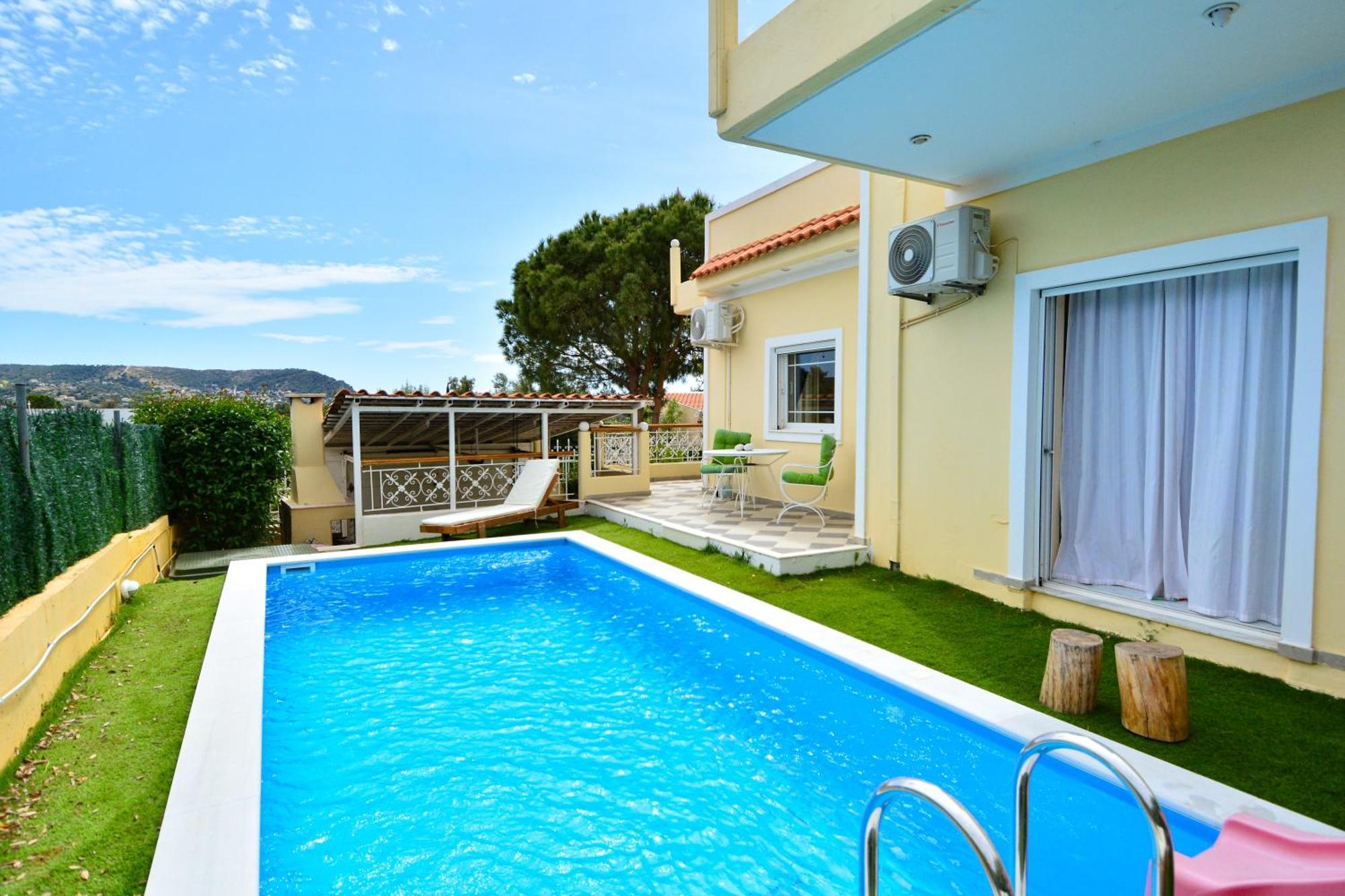 Villa Filoxenia All Seasons, Near Airport, Sea, Athens Agia Marina  エクステリア 写真